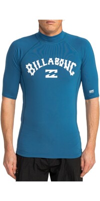 Billabong Mnner 2024 Logo Surf Kurzarm-Lycraweste EBYWR03010 - Dark Blue