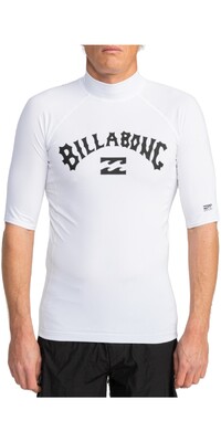 Billabong Mnner 2024 Logo Surf Kurzarm-Lycraweste EBYWR03010 - White