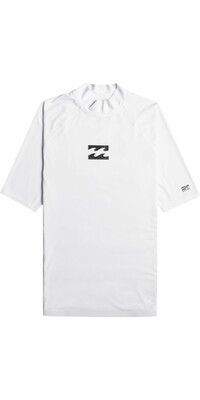 2024 Billabong Mnner Waves All Day UV50 Kurzarm-Lycraweste EBYWR00101 - White