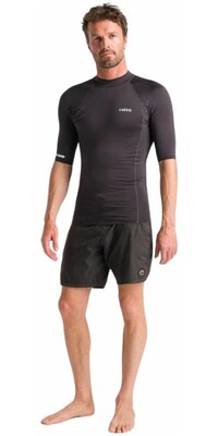 2024 C-Skins Mens NuWave UV Basics Short Sleeve Rash Vest C-NLYSSMC - Anthracite