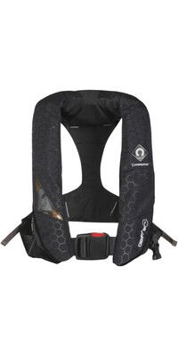 2024 Crewsaver Crewfit + 180 ISO Single Automatic Lifejacket 9730BKAP - Black