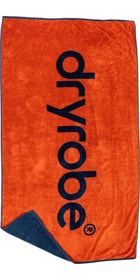 2024 Dryrobe Bio-Strandtuch BEACH TOWEL ODSB - Orange / Tiefseeblau