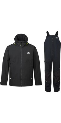 Gill Männer OS3 Coastal 2024 Segeljacke & Hose Kombi-Set - Black