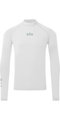 2024 Gill Mens Zenzero Long Sleeve Rash Vest 5109 - White