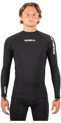 Gul Mnner Code Zero 2024 Evoskin Langarm Lycra-Weste CZ0001 - Black