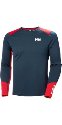 2024 Helly Hansen Mnner Lifa Active Crew Base Layer 49389 - Navy