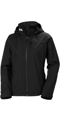 2024 Helly Hansen Womens Crew Hooded Midlayer Jacket 2.0 34447 - Black