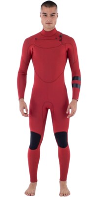 2024 Hurley Mens Air 3/2mm Chest Zip Wetsuit MFS0013312 - American Beauty