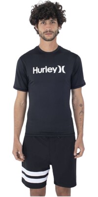 Hurley Mnner 2024 Quickdry Kurzrmelige Lycra-Weste MAT0001010 - Black