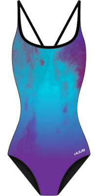 2024 Huub Frauen Kat Swim Costume COSMATH - Blue / Purple