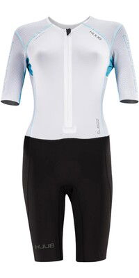 2024 Huub Womens Anemoi 2 SUB22 Trisuit ANEWSUB22FLBW - Black /White / Aqua