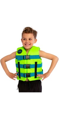 2024 Jobe Junior Nylon-Rettungsweste Mit 3 Schnallen 244823007 - Lime Green