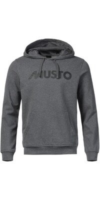 2024 Musto Mens Musto Logo Hoodie 82446 - Dark Grey Marl