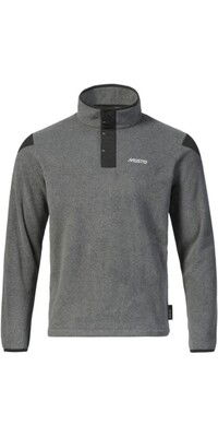 Musto Mnner Fleece 2024 Nautic Polartec Snap Pullover 82599 - Dark Grey Marl