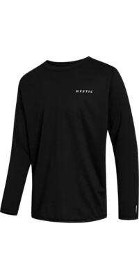 2024 Mystic Männer Boarding Long Sleeve Lycra Vest 35001.24016 - Black