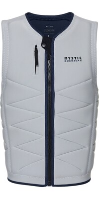 2024 Mystic Mnner Outlaw Front Zip Wake Impact Vest 35005.240226 - Off White