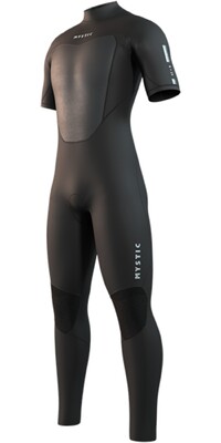 2025 Mystic Mens Star 3/2mm Short Arm Back Zip Wetsuit 35000.250028 - Black