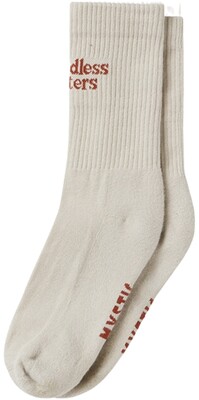 2024 Mystic Markenzeichen Socken 35108.25041 - Dirty White