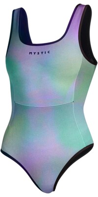 2024 Mystic Womens Lunar 2/2mm Neoprene Swimsuit 35001.240220 - Purple / Green