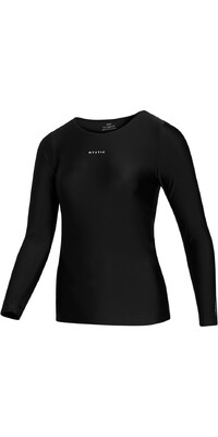 2024 Mystic Womens Star Long Sleeve Rash Vest 35001.240174 - Black