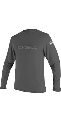 O'Neill Männer Skins 2024 Basic Long Sleeve Rash Tee 4339 - Graphite