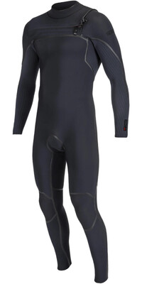 2024 O'Neill Mens Hyperfreak Fire 3/2mm+ Chest Zip Wetsuit 5511 - Black