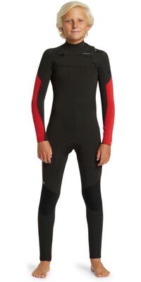 2024 Quiksilver Junior Everyday Sessions 4/3mm Brustreiverschluss Neoprenanzug EQBW103106 - High Risk Red