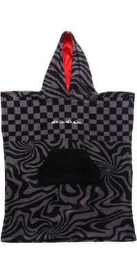 Quiksilver Junior Robe Poncho 2024 Kapuzenhandtuch Zum Wechseln / AQBAA03033 - Tarmac