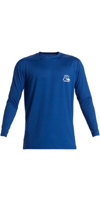 Quiksilver Männer 2024 DNA Bubble Logo Langarm Surf Tee AQYWR03189 - Monaco Blue