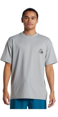 Quiksilver Männer 2024 DNA Bubble Logo Surf Short Sleeve Tee AQYWR03186 - Quarry