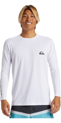 Quiksilver Männer 2024 Everyday Surf Langarm T-Shirt AQYWR03154 - White