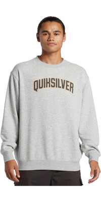 Quiksilver Mnner 2024 Grafik Sweatshirt AQYFT03398 - Light Grey Heather