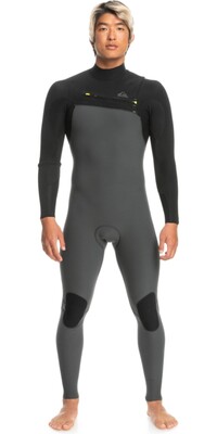 2024 Quiksilver Männer Highline 5/4/3mm Brustreißverschluss Neoprenanzug AQYW103113 - Black