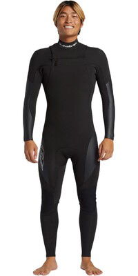 2024 Quiksilver Mens Mercury 4/3mm Chest Zip Wetsuit AQYW103116 - Black