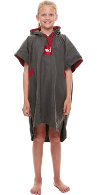 2024 Red Paddle Co Kinder Schnell Dry Wechsel Robe / Poncho 0020090060081 - Grau