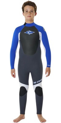 2024 Rip Curl Junior Omega 5/3mm Back Zip Wetsuit 13NBFS - Blue