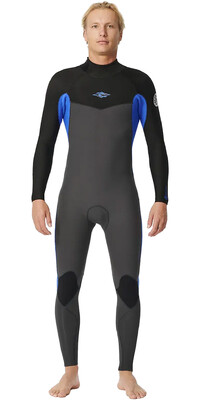 2024 Rip Curl Mens Dawn Patrol 3/2mm GBS Back Zip Wetsuit 15BMFS - Blue