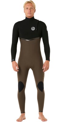 2024 Rip Curl Mens E-Bomb 5/3mm Zip Free Wetsuit 14SMFS - Deep Rock