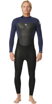 2024 Rip Curl Mens Omega 3/2mm Back Zip Wetsuit 15IMFS - Slate