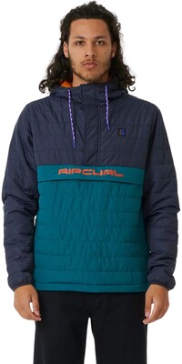 2024 Rip Curl Mnner Search Anorak Puffer 01HMJA - Purple Night