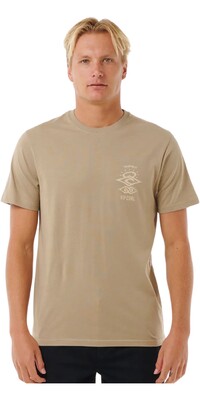 2024 Rip Curl Mnner Search Icon Tee 0CBMTE - Sand Dune