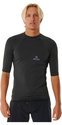 2024 Rip Curl Mens Stack UPF Perf Short Sleeve 149MRV - Washed Black