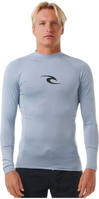 Rip Curl Männer 2024 Waves UPF Perf Long Sleeve Lycra Weste 141MRV - Sparky Blue