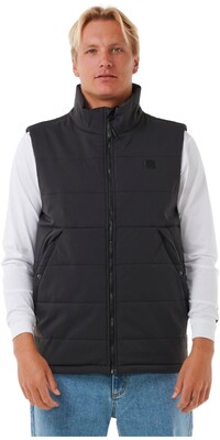 2024 Rip Curl Mens Anti Series Ridge Vest 01CMJA - Black