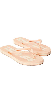 2024 Rip Curl Frauen Klassische Surf Bloom Open Toe Flip Flops 16FWOT - Peach