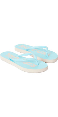 2024 Rip Curl Womens Classic Surf Bloom Open Toe Flip Flops 16FWOT - Sky Blue