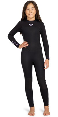 2024 Roxy Junior Prologue 5/4/3mm Back Zip Wetsuit ERGW103070 - Black