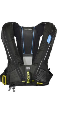 2024 Spinlock Deckvest VITO Hammar 275 Lifejacket w / HRS System  DWVTH275 - Black