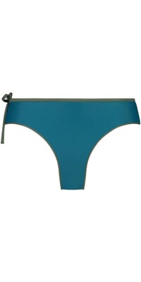 2024 Wallien Womens Drawstring Reversible Bikini Bottom 102027001 - Green / Teal