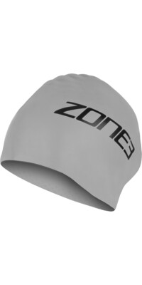 ZONE3 2024 Extra Lange Haar-Badekappe SA24XLCAP116 - Silver